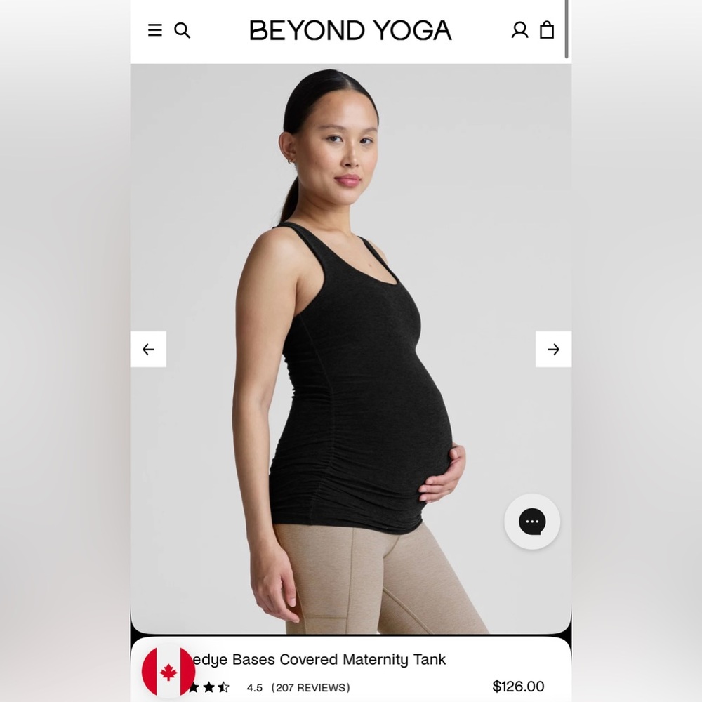 Beyond the Bump Charcoal Gray Maternity Racerback Tank Top - Picture 2 of 2